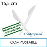1000 cuchillos reutilizables CPLA 16,5 cm