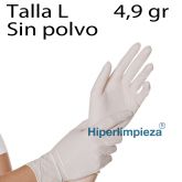 1000 uds guantes de látex blanco sin polvo TL