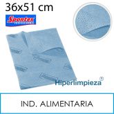 25 Bayetas fibras sintéticas Spontex 80g 36x51cm azul