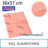 25 Bayetas fibras sintéticas Spontex 80g 36x51cm rosa