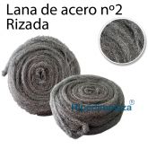 4 Rollos lana de acero rizada número 2