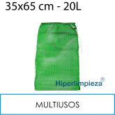 Bolsa lavado bayetas-mopas 20L verde