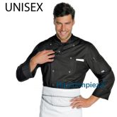 Chaqueta cocina Francoforte negro unisex