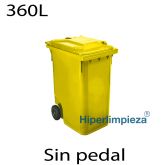 Contenedores de basura 360 Lts amarillo