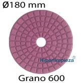 Disco diamantado R diámetro 180mm grano 600