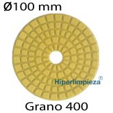 Disco diamantado T diámetro 100mm grano 400