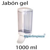 Dispensador jabón transparente gel palanca 1000 ml