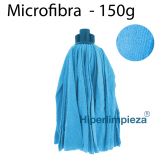 Fregona microfibra tiras azul 150g