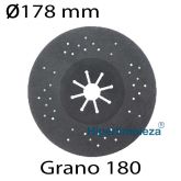Lija flexible SAG diámetro 178mm grano 180