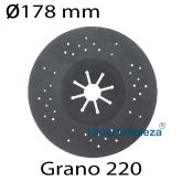 Lija flexible SAG diámetro 178mm grano 220