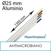 Mango de aluminio 1360 mm antimicrobiano Alimentario