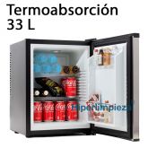 Minibar termoabsorción Asturias 33L Acero Inox