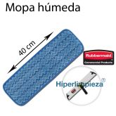 Recambio Mopa Microfibra Húmeda Rubbermaid 40 cm