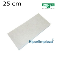 10 mopas rugosas blancas 25 cm UNGER