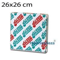 100 Cajas para pizzas 26x26 cm