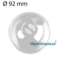 100 tapas cúpula cerradas diámetro 92 mm