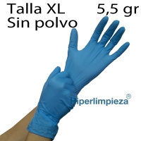 1000 guantes nitrilo extra azul 5,5 gr talla XL