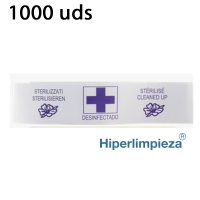 1000 Precintos sanitarios para WC