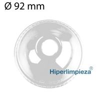1000 tapas cúpula con agujero diámetro 92 mm