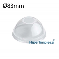 1000 Tapas cúpula hueco PET 300/330ml 83mm