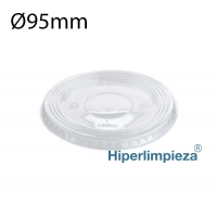 1000 Tapas planas PET 280/450/500/600ml 95mm