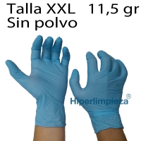 1000 uds guantes nitrilo azules 11,5 g TXXL