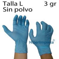 1000 uds guantes nitrilo azules 3 g TL