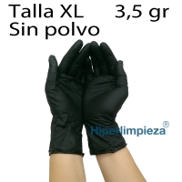 1000 uds guantes nitrilo negro talla XL