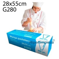 1000 uds manga pastelera G280 28x55cm