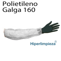 1000 uds Manguitos desechables PE G160 blancos