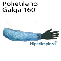 1000 uds Manguitos desechables polietileno azul G160