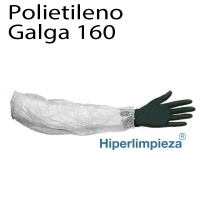 1000 uds Manguitos desechables polietileno blanco G160