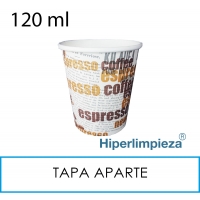 1000 vasos desechables de cartón de 120 ml 4oz