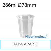 1000 vasos desechables 266 ml diámetro 78 mm
