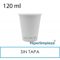 1000 vasos papel blanco eco 120ml 4oz
