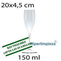 12 copas reutilizables tritán 150 ml