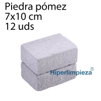 12 piedras pómez extra 7x10 cm