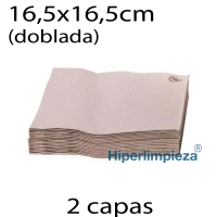 1500 Servilletas de papel 33x33 Nature