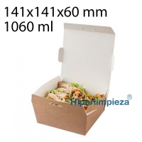 200 envases take away horneables kraft 1060ml