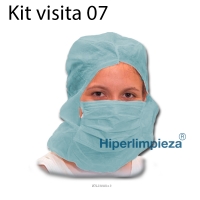 200 uds Kits de 3 gorros integrales mascarilla KIT07