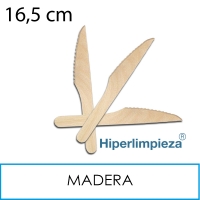 2000 cuchillos madera 16,5 cm