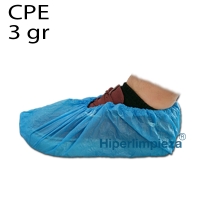 2000 uds Cubrezapatos CPE rugoso azules 3 gr