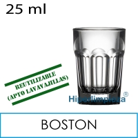 24 vasos chupito reutilizables Boston PC 25 ml