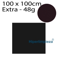 300 Manteles individuales 100x100 cm negro