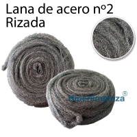4 rollos de lana de acero rizada número 2