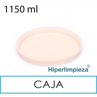 400 Envases de papel circulares 1150ml