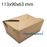 450 cajas multifood kraft 11,3x9x6,3 cm