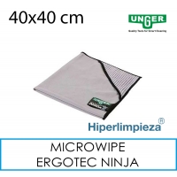 5 Bayetas microfibra 40x40 cm MicroWipe ErgoTec Ninja 1