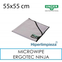 5 Bayetas microfibra 55x55 cm MicroWipe ErgoTec Ninja 1