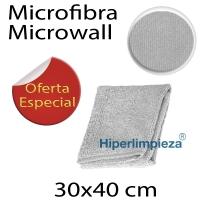5 Bayetas Microfibra Microwall 320gr Blanco